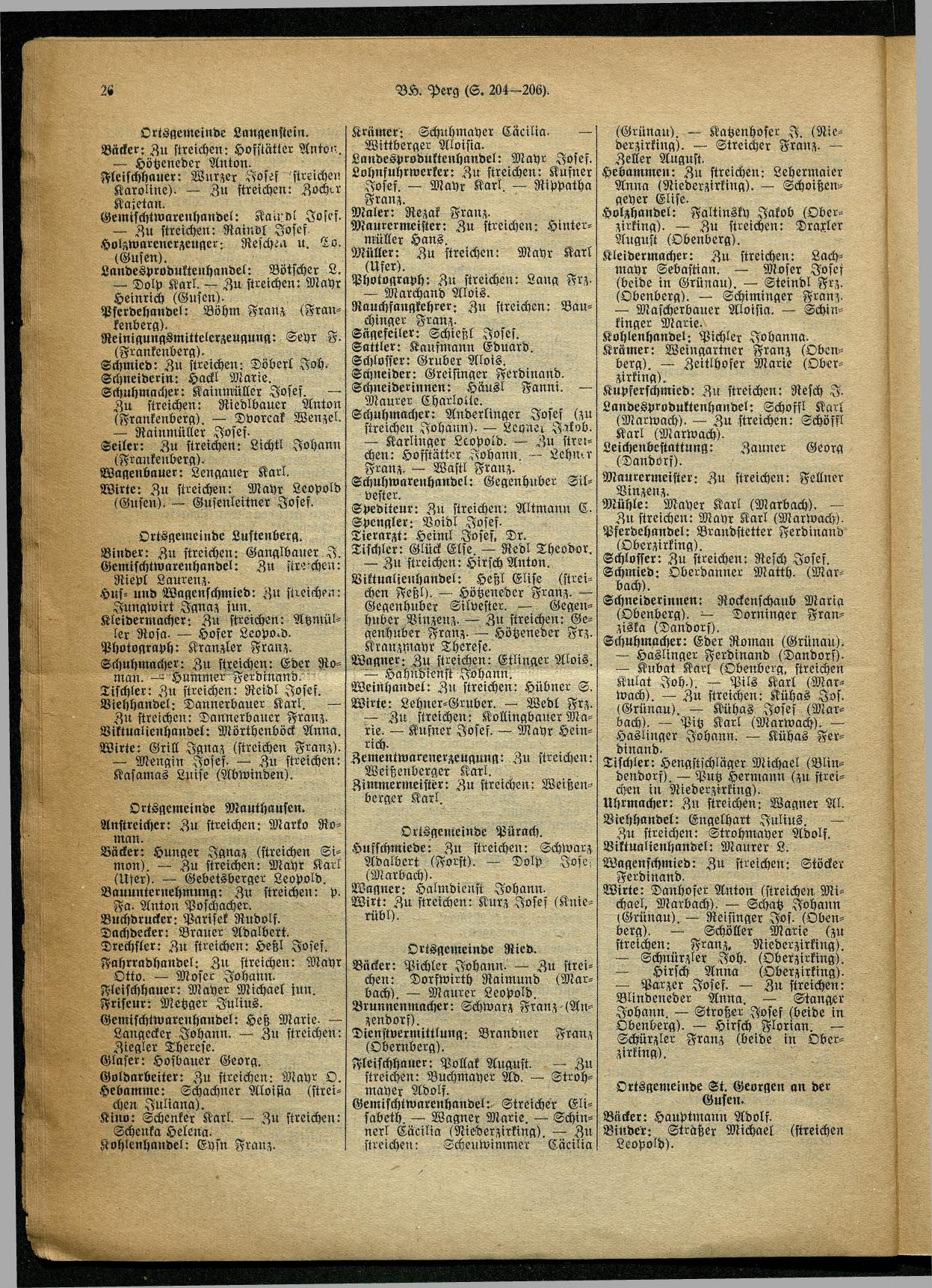 Handels- und Gewerbe-Adreßbuch von Oberösterreich 1923 - Seite 599