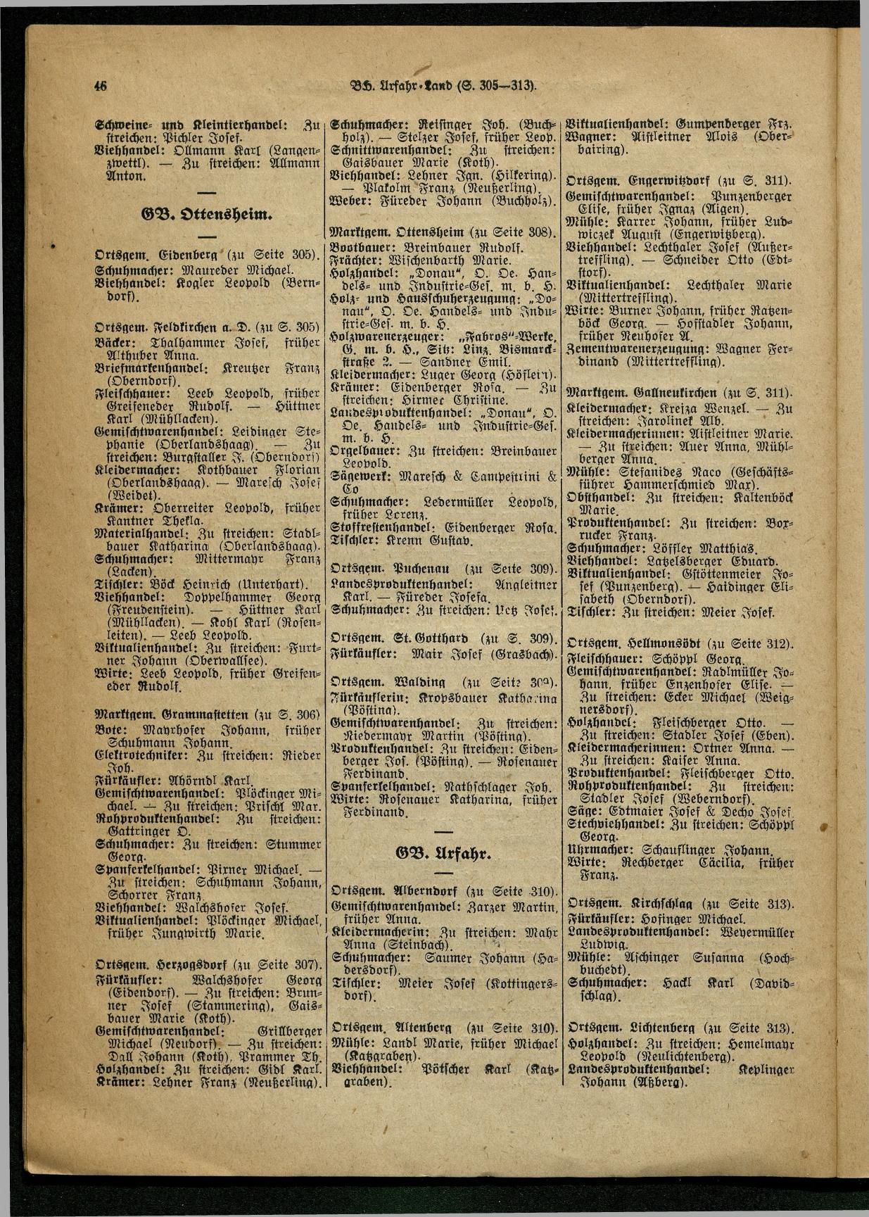 Handels- und Gewerbe-Adreßbuch von Oberösterreich 1923 - Page 619