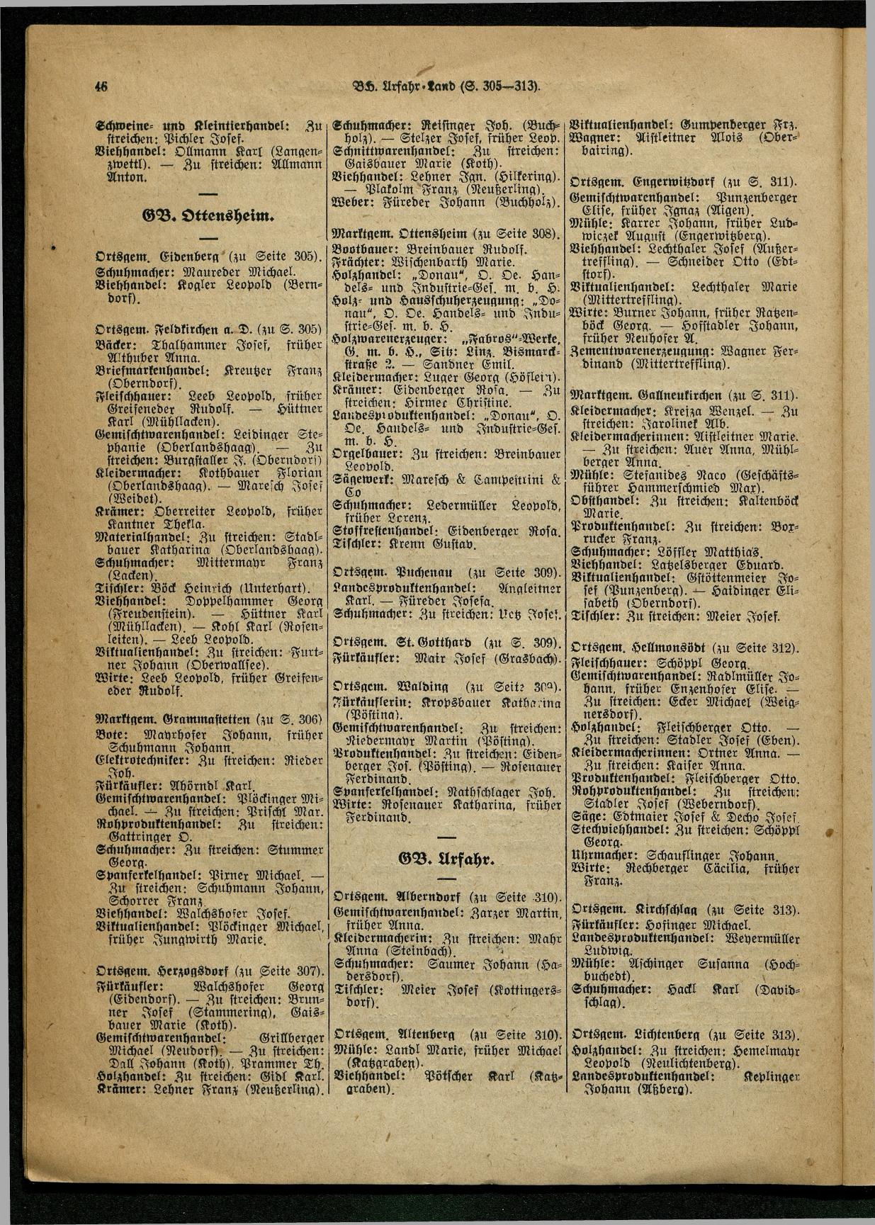 Handels- und Gewerbe-Adreßbuch von Oberösterreich 1923 - Seite 619