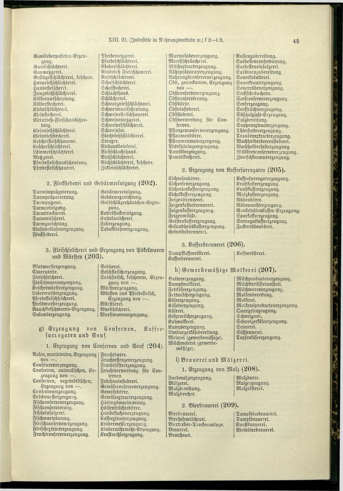 Verzeichnis der Gewerbe der im Reichsrathe vertretenen Königreiche und Länder 1900 - Page 49