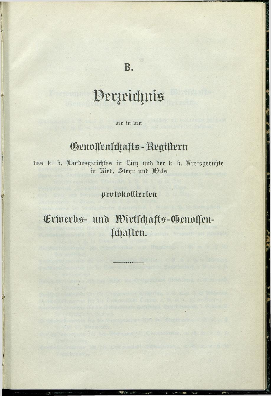 Verzeichnis der protokollierten Firmen und Genossenschaften in Oberösterreich 1908 - Seite 67