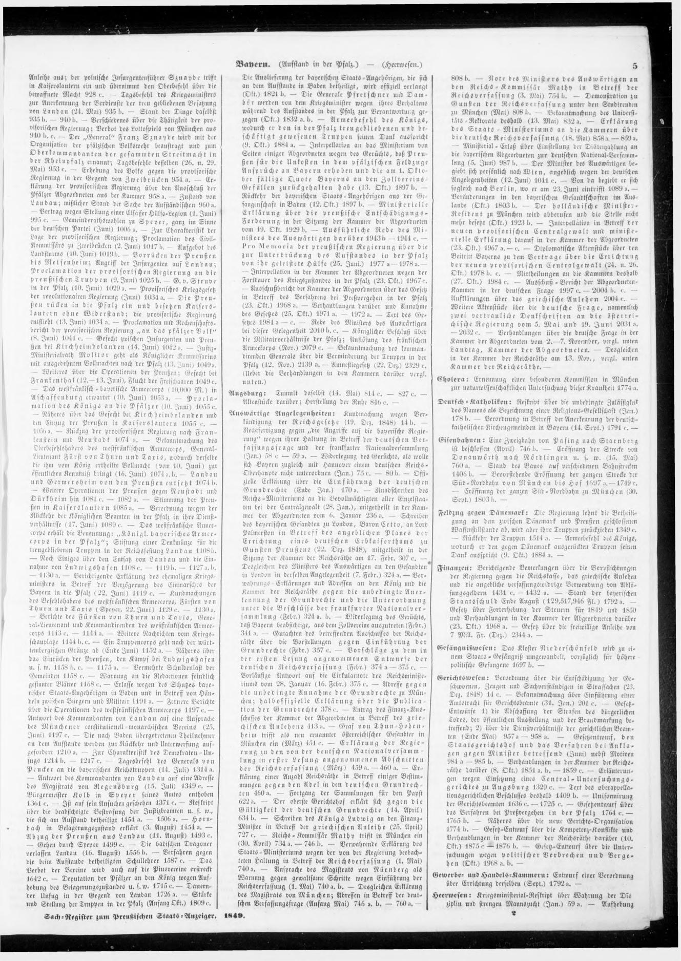 Preußischer Staats-Anzeiger Nr. 0 vom 01.01.1849 - Seite 5