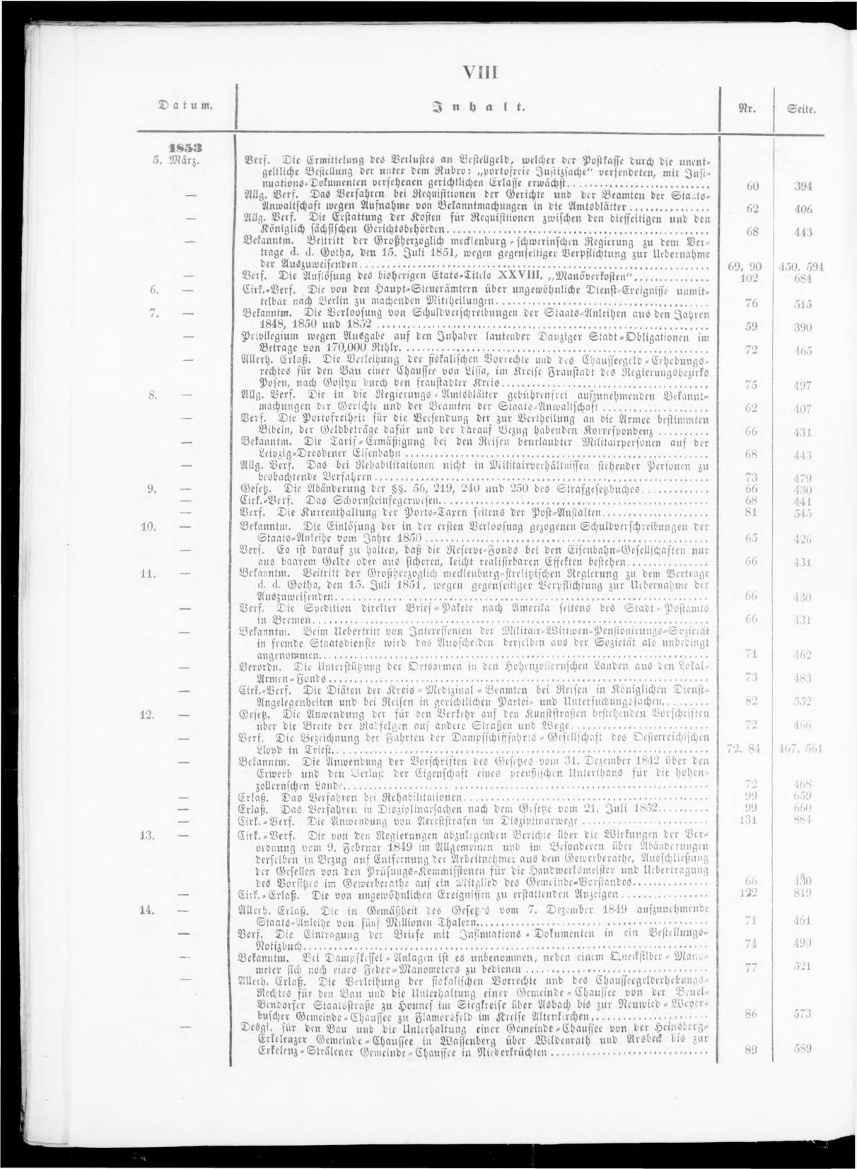 Königlich Preußischer Staats-Anzeiger Nr. 1 vom 01.01.1853 - Page 9