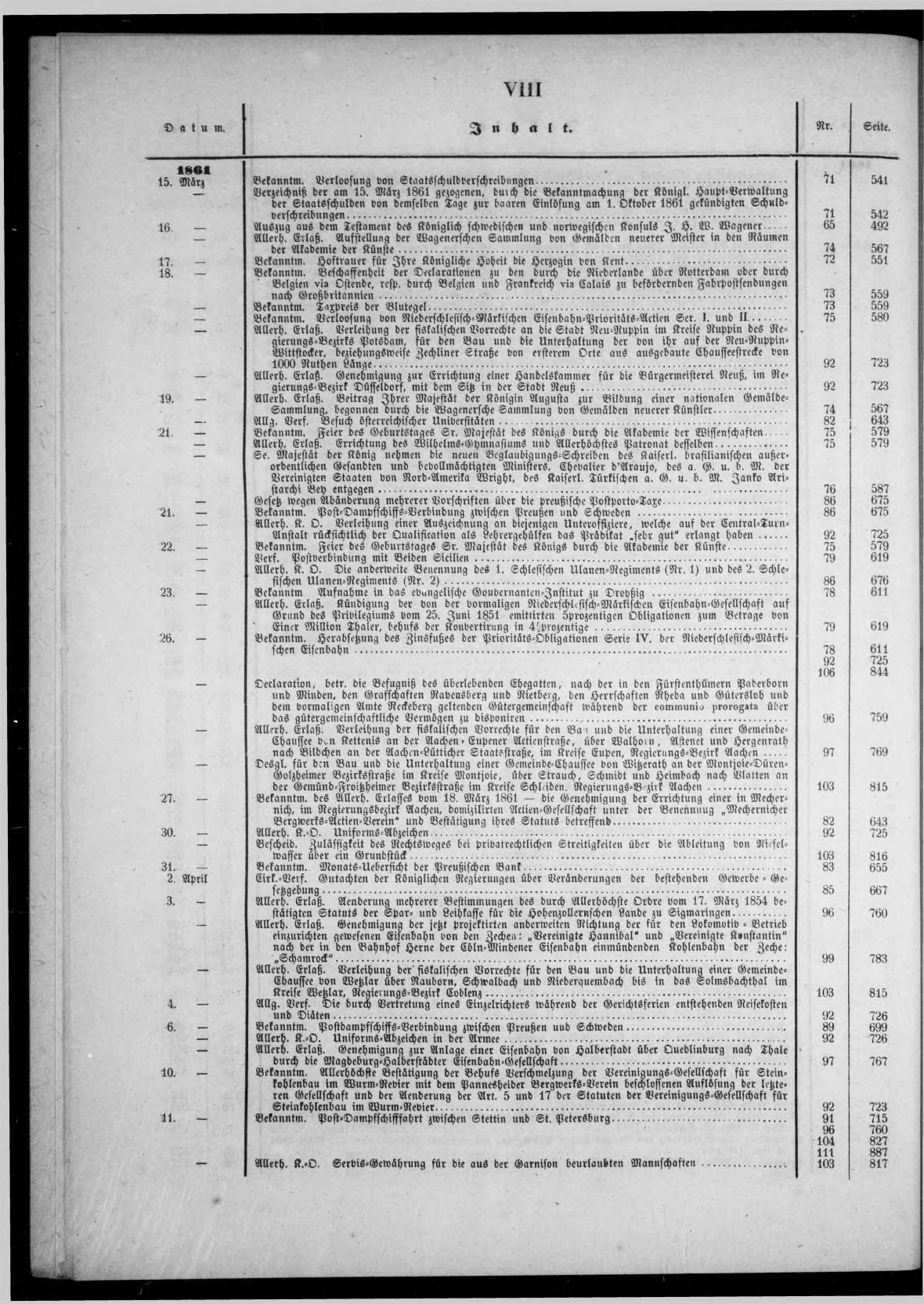 Königlich Preußischer Staats-Anzeiger Nr. 1 vom 01.01.1861 - Seite 6