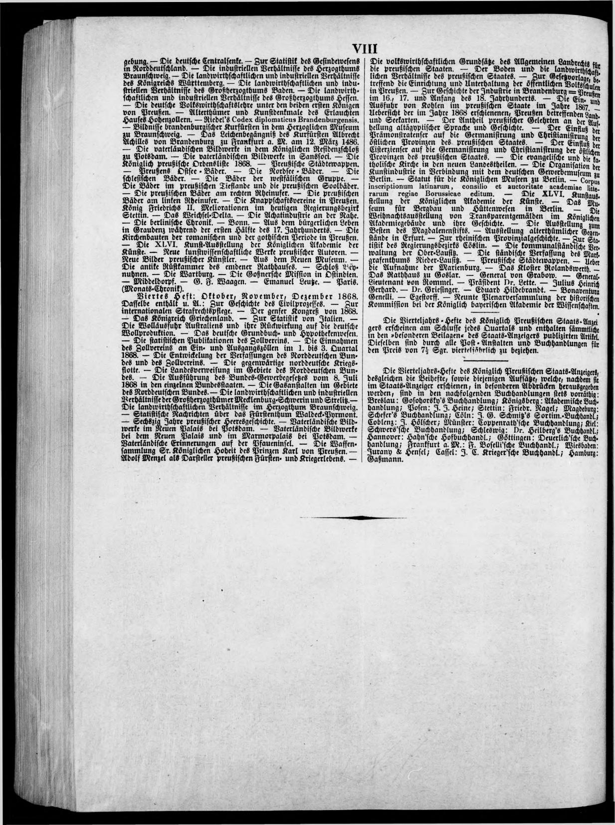 Königlich Preußischer Staats-Anzeiger Nr. 308 vom 31.12.1868 - Page 8