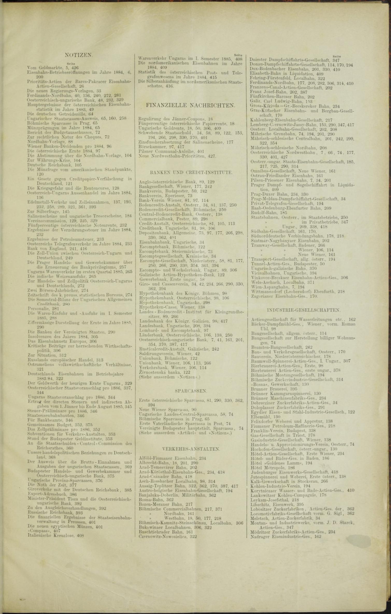 Der Tresor 01.01.1885 - Seite 11