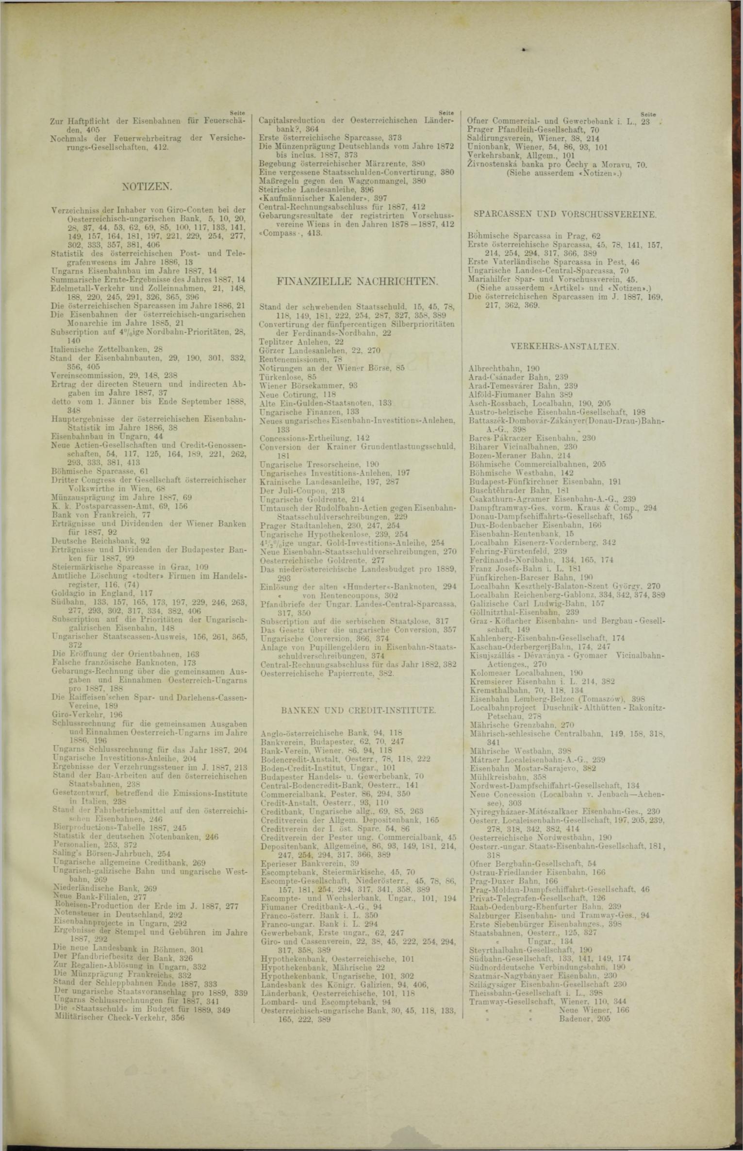 Der Tresor 05.01.1888 - Seite 11