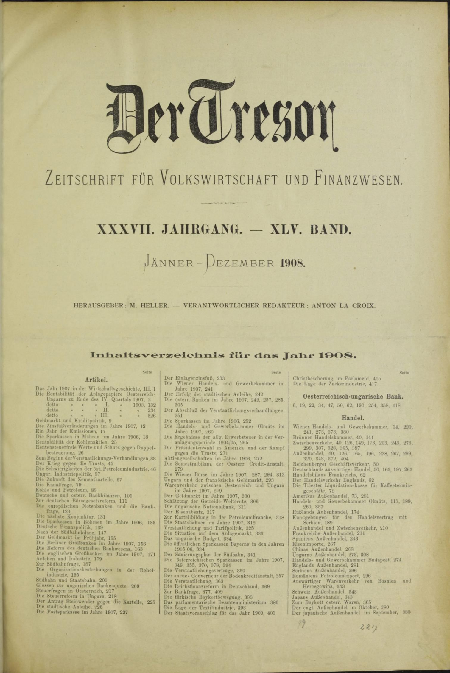 Der Tresor 03.10.1908 - Page 9