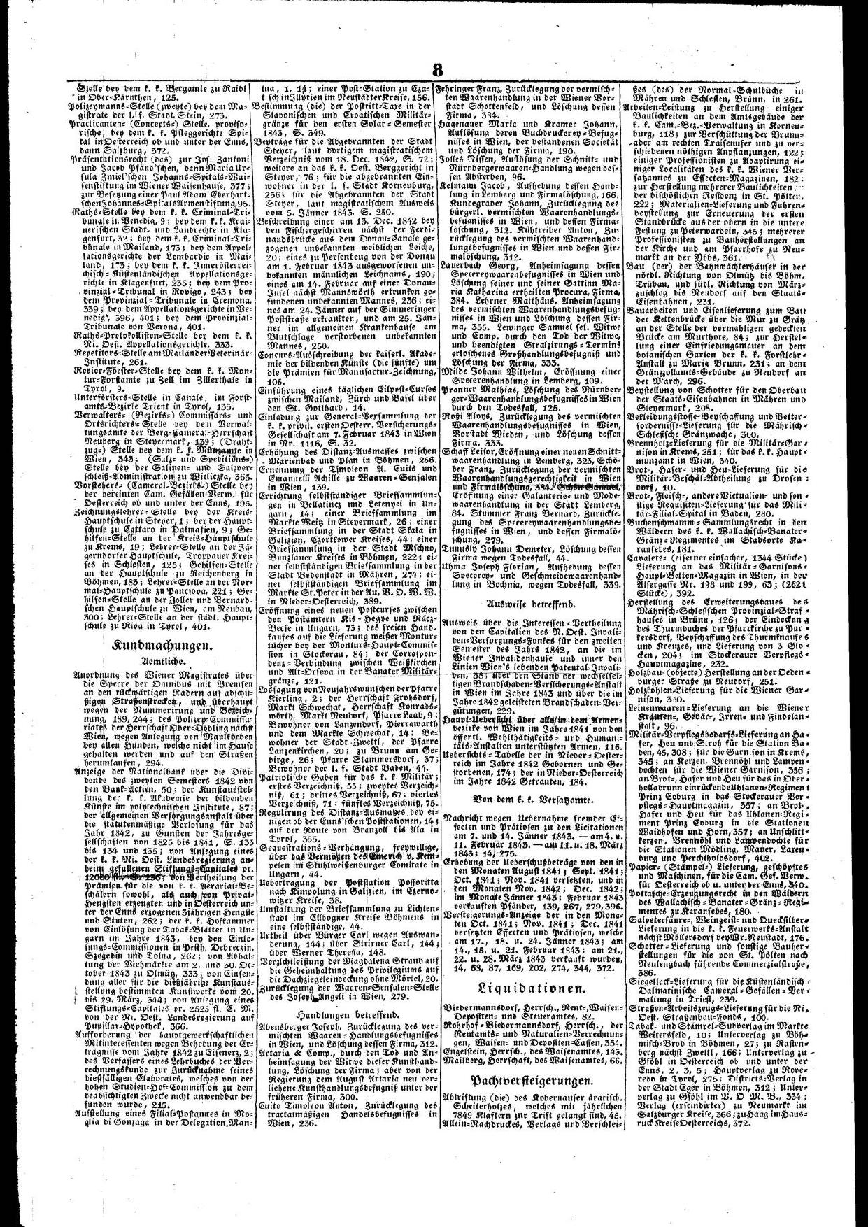 Amtsblatt zur Wiener Zeitung Jahrgang 1843 - Page 4